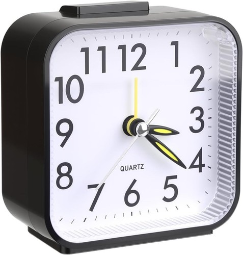 Small silent travel alarm - small,