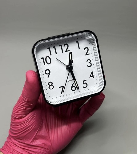 Non ticking silent - alarm, clock