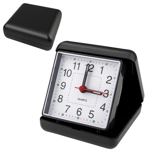 Travel alarm clock - clock, operated