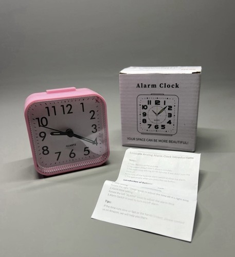 Non ticking silent alarm clock - silent,