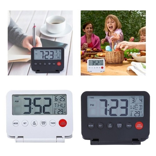 Digital travel alarm clock - alarm,