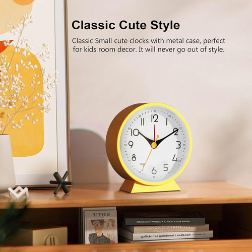 Analog alarm clock with - alarm, no