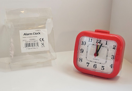 Red portable quartz travel - red,