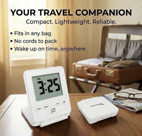 Digital travel alarm - travel,