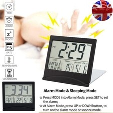 Small LCD Digital Alarm Clock