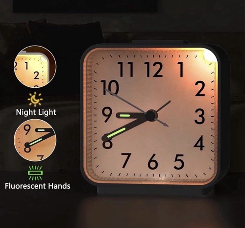 Non ticking silent alarm - non,