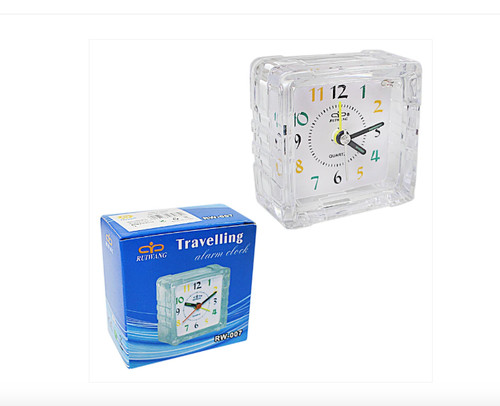 Alarm clock square quartz - square,